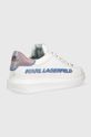 Kožené sneakers boty Karl Lagerfeld Kapri Mens bílá