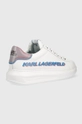 Karl Lagerfeld sneakersy skórzane KAPRI MENS KL52514.01P biały