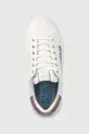 biały Karl Lagerfeld sneakersy skórzane KAPRI MENS KL52514.01P