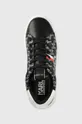 μαύρο Δερμάτινα αθλητικά παπούτσια Karl Lagerfeld Kapri Mens