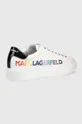 Δερμάτινα αθλητικά παπούτσια Karl Lagerfeld Maxi Kup λευκό