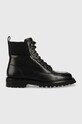 Joop! bőr bakancs Nastro textil fekete 4140006728.900