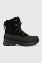 The North Face cizme de iarna MEN S CHILKAT V LACE WP piele întoarsă negru NF0A5LW3KT01