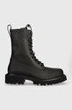 Rains trapery Palladium x Rains Show Combat Boot 22600 syntetyczny czarny 22600.01