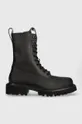 czarny Rains trapery Palladium x Rains Show Combat Boot 22600 Męski