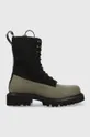 czarny Rains trapery  Palladium x Rains Show Combat Boot Neopren 22610 Męski