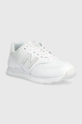 Sneakers boty New Balance Ml574sna bílá