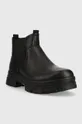 Kožené kotníkové boty UGG M Skyview Chelsea černá