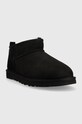 UGG śniegowce zamszowe Classic Ultra Mini 1137391.BLK czarny AA00
