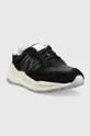 Δερμάτινα αθλητικά παπούτσια New Balance M5740slb μαύρο