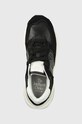 New Balance sneakersy skórzane M5740SLB czarny M5740SLB