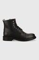 Guess buty skórzane Arco Lace Up skóra licowa czarny FM8ALU.LEA10.BLACK