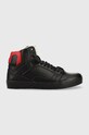 Guess sportcipő Lodi Special nappa bőr fekete FM8LOS.LEA12.BLACK