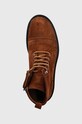 Semišové topánky Guess Arco Lace Up hnedá FM8ALU.SUE10.COFFE