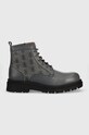 Guess buty Pisa skóra licowa szary FM8PIS.FAL10.COAL