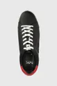 μαύρο Δερμάτινα αθλητικά παπούτσια Michael Kors