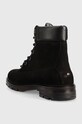 Obuwie Tommy Hilfiger trapery zamszowe FM0FM04205.BDS czarny