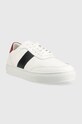 Tommy Hilfiger sneakersy skórzane FM0FM04284.YBR biały AW22