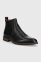 Tommy Hilfiger bőr bokacsizma FM0FM04182.BDS fekete AW22