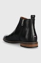 Cipők Tommy Hilfiger bőr bokacsizma FM0FM04182.BDS fekete