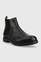Кожаные полусапоги Tommy Hilfiger FM0FM04183.BDS чёрный AW22