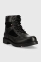 Tommy Hilfiger trapery skórzane FM0FM04203.BDS czarny AW22