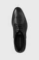 Kožené polobotky Tommy Hilfiger Signature Hilfiger Lth Shoe černá FM0FM04216.BDS