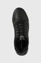 μαύρο Δερμάτινα αθλητικά παπούτσια Tommy Hilfiger Lightweight Leather Detail Cup