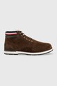 Tommy Hilfiger υφασμάτινο καφέ FM0FM04200.GT6