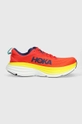 orange Hoka running shoes Bondi 8 Men’s