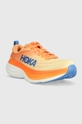 Hoka running shoes Bondi 8 orange