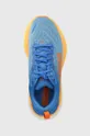 blue Hoka running shoes Bondi 8