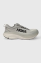 gray Hoka One One running shoes Bondi 8 Men’s