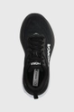 black Hoka running shoes Bondi 8