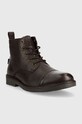Kožené boty Levi's Track D5355.0003.29 hnědá AW22