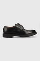 Liu Jo półbuty skórzane eleganckie czarny M000P408DERBYSHOES.900