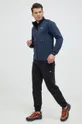 Αθλητική μπλούζα Salewa Piana Alpinewool σκούρο μπλε
