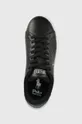 μαύρο Δερμάτινα αθλητικά παπούτσια Polo Ralph Lauren Hrt Ct Ii