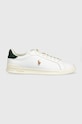Polo Ralph Lauren sneakersy skórzane Hrt Ct II biały 809877598002.999