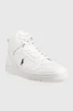 Δερμάτινα αθλητικά παπούτσια Polo Ralph Lauren λευκό