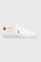 Polo Ralph Lauren sneakersy skórzane Longwood biały 816877702001.100