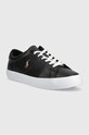 Шкіряні кросівки Polo Ralph Lauren Longwood Longwood 816884372001.001 чорний AW22