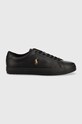 Шкіряні кросівки Polo Ralph Lauren Longwood чорний 816884372002.001