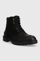 Δερμάτινα παπούτσια Pepe Jeans Ned Boot Antic μαύρο