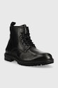 Kožené boty Pepe Jeans Ned Boot Relief PMS50223.999 černá AW22