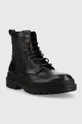 Členkové topánky Karl Lagerfeld Outland čierna