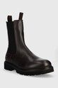 Karl Lagerfeld ghete chelsea de piele Troupe Mens KL11880.044 maro AW22