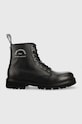 Karl Lagerfeld workery skórzane TROUPE MENS syntetyczny czarny KL11850.000