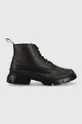 чорний Шкіряні черевики Karl Lagerfeld Trekka Mens Чоловічий