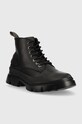 Karl Lagerfeld workery skórzane TREKKA MENS KL25230.00X czarny AW22